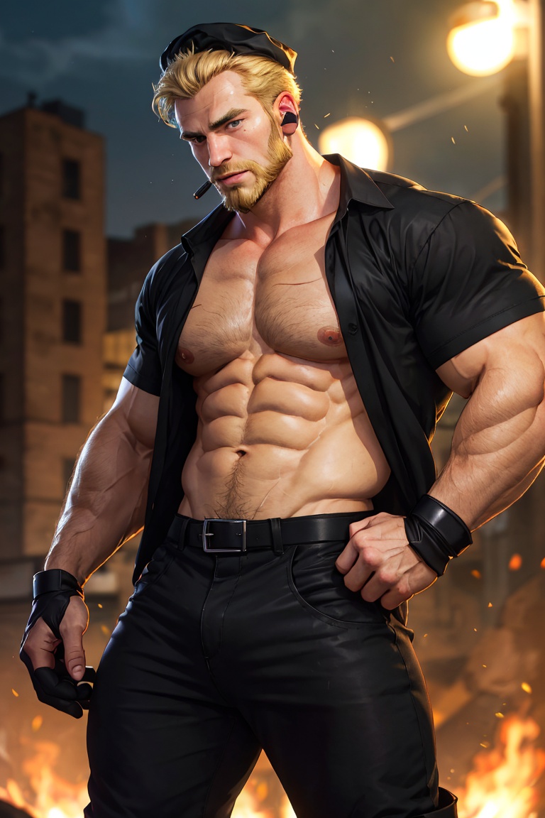 solo male,  Killer T Cell \(Cells at Work\),  tan skin on Tensor.Art