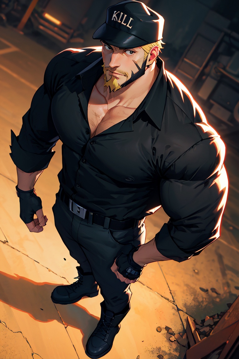 solo male,  Killer T Cell \(Cells at Work\),  tan skin on Tensor.Art