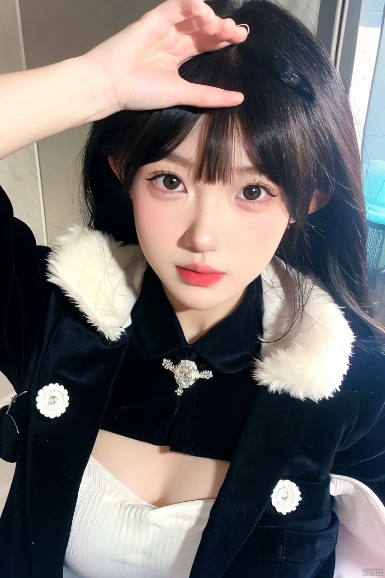  Surrealist beauty photo, a beautiful woman wearing complex and detailed colored clothes and future jewelry, low cut., , zhaolusi