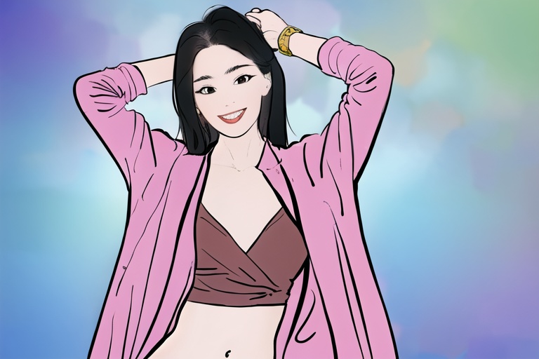 1girl,  look at viewer,  smile on Tensor.Art