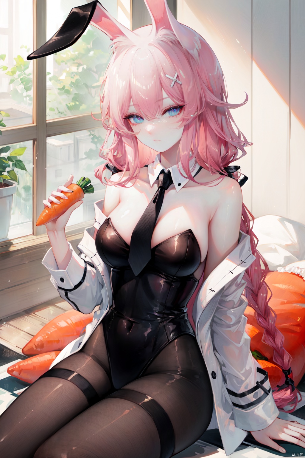 1girl,  animal ears,  solo on Tensor.Art