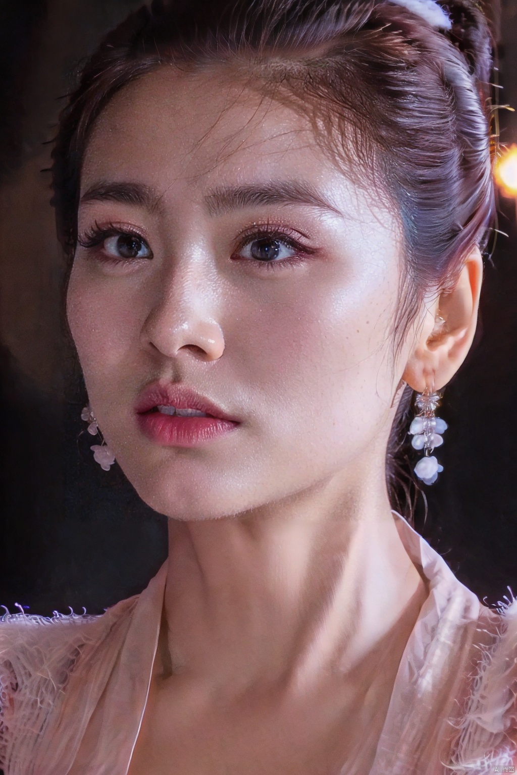 (1girl:1.3),(best quality, masterpiece, ultra-high resolution, 4K, HDR, UHD, 64K, official art), (photorealistic:1.3), (realistic:1.3), depth of field, (portrait:1.3),(sfw:1.4),, zhuangrong