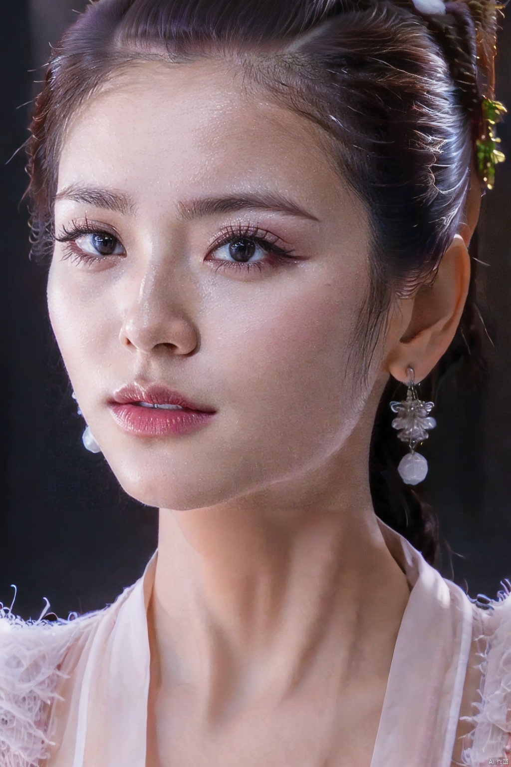(1girl:1.3),(best quality, masterpiece, ultra-high resolution, 4K, HDR, UHD, 64K, official art), (photorealistic:1.3), (realistic:1.3), depth of field, (portrait:1.3),(sfw:1.4),, zhuangrong