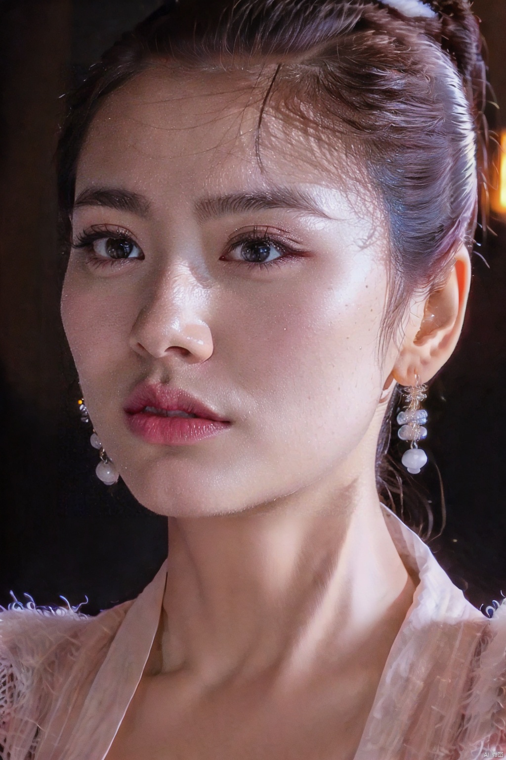 (1girl:1.3),(best quality, masterpiece, ultra-high resolution, 4K, HDR, UHD, 64K, official art), (photorealistic:1.3), (realistic:1.3), depth of field, (portrait:1.3),(sfw:1.4),, zhuangrong
