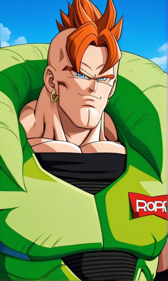 1boy,  Android 16,  character on Tensor.Art