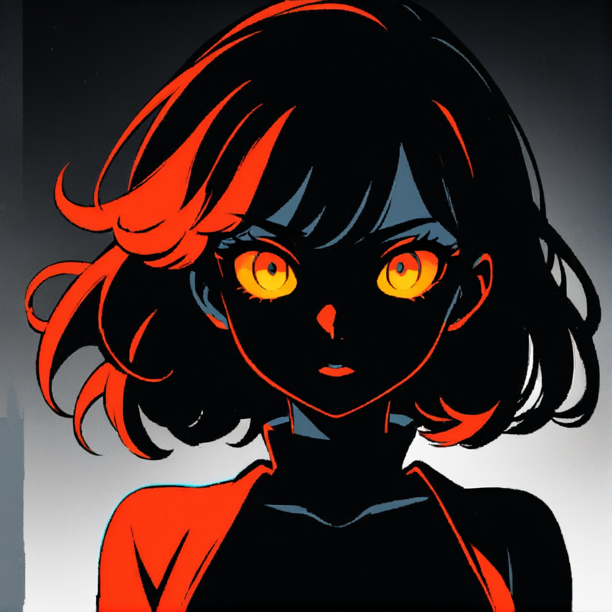 1girl,  night,  dark on Tensor.Art