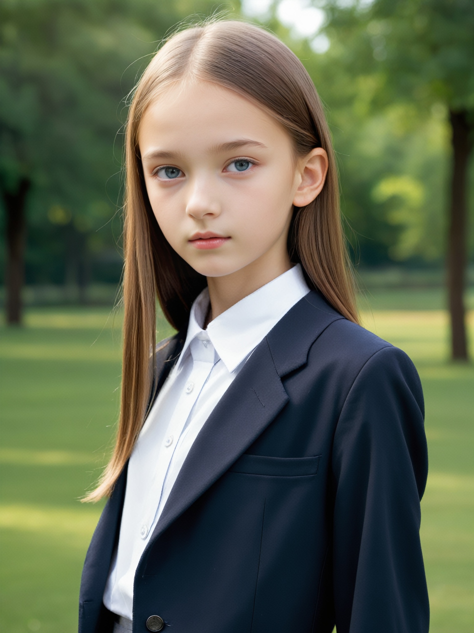 a half-body portrait photo of a Russian fashion model,  , on Tensor.Art