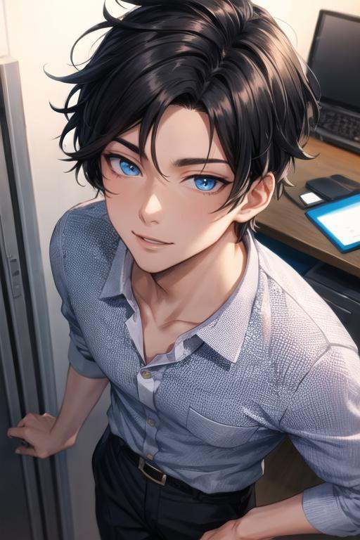 1boy,  solo,  male focus on Tensor.Art