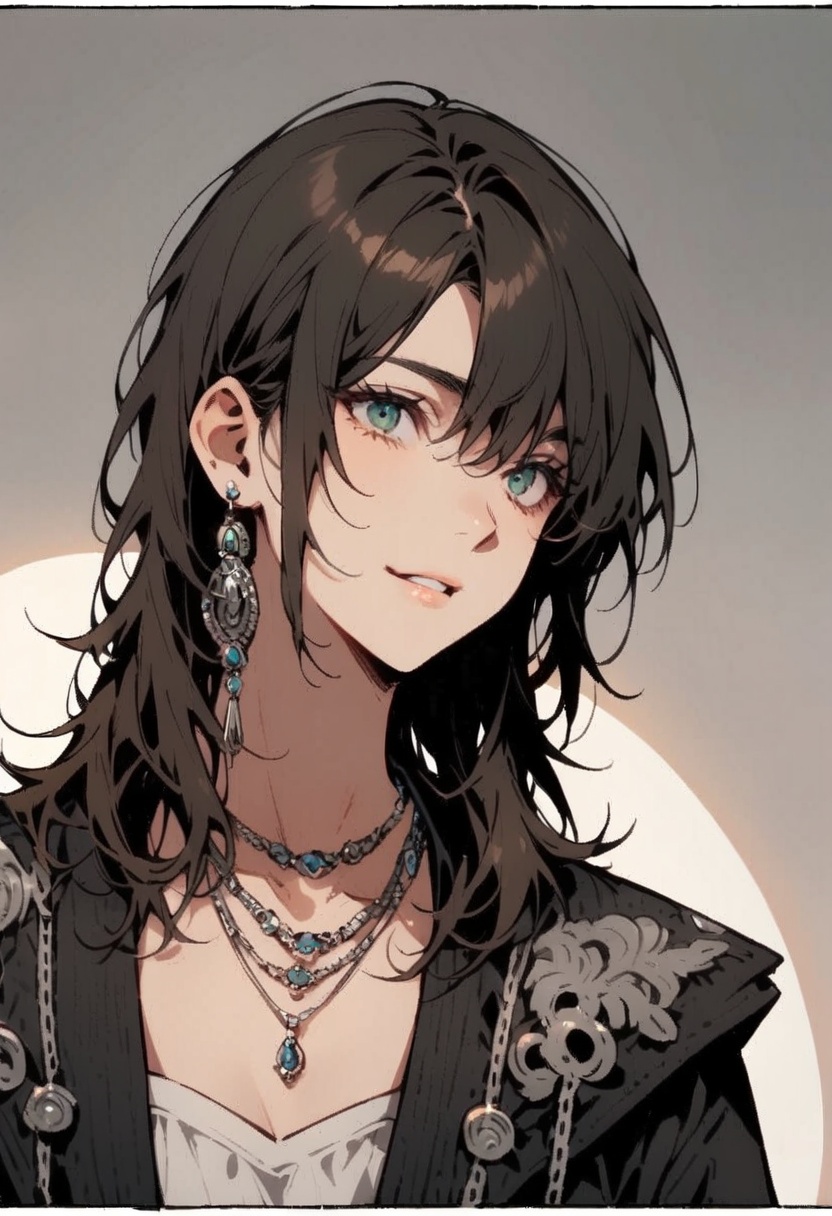 mullet hair,  shullet,  medium hair on Tensor.Art