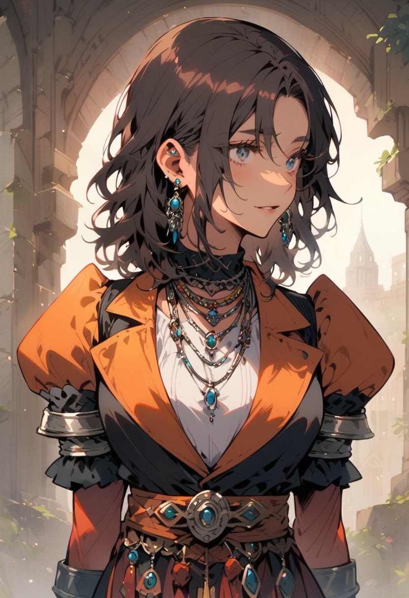 mullet hair,  shullet,  medium hair on Tensor.Art