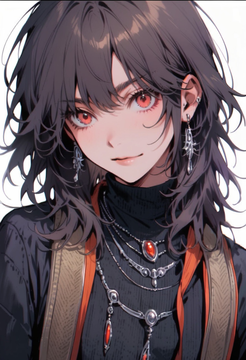 mullet hair,  shullet,  medium hair on Tensor.Art