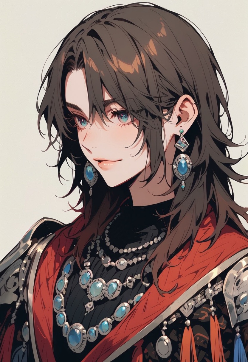 mullet hair,  shullet,  medium hair on Tensor.Art