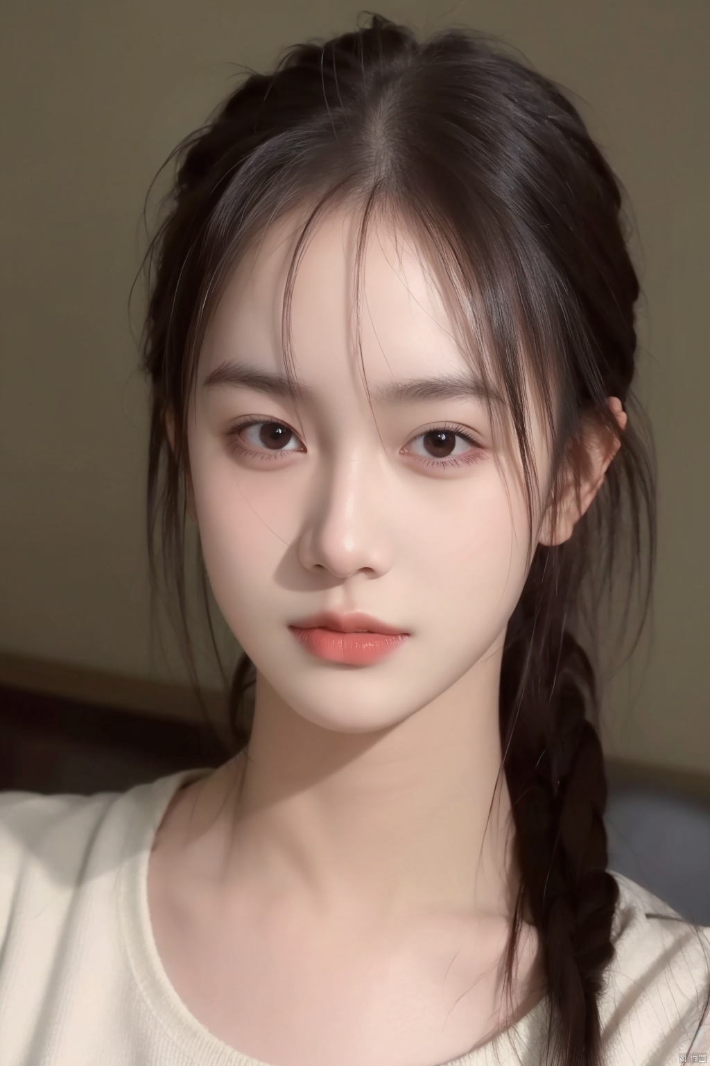  (realistic:1.5) ,highly detailed skin,1girl,portrait ,long hair
