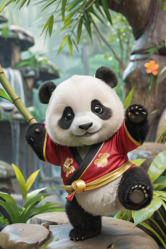 animal,  no_human,  panda on Tensor.Art