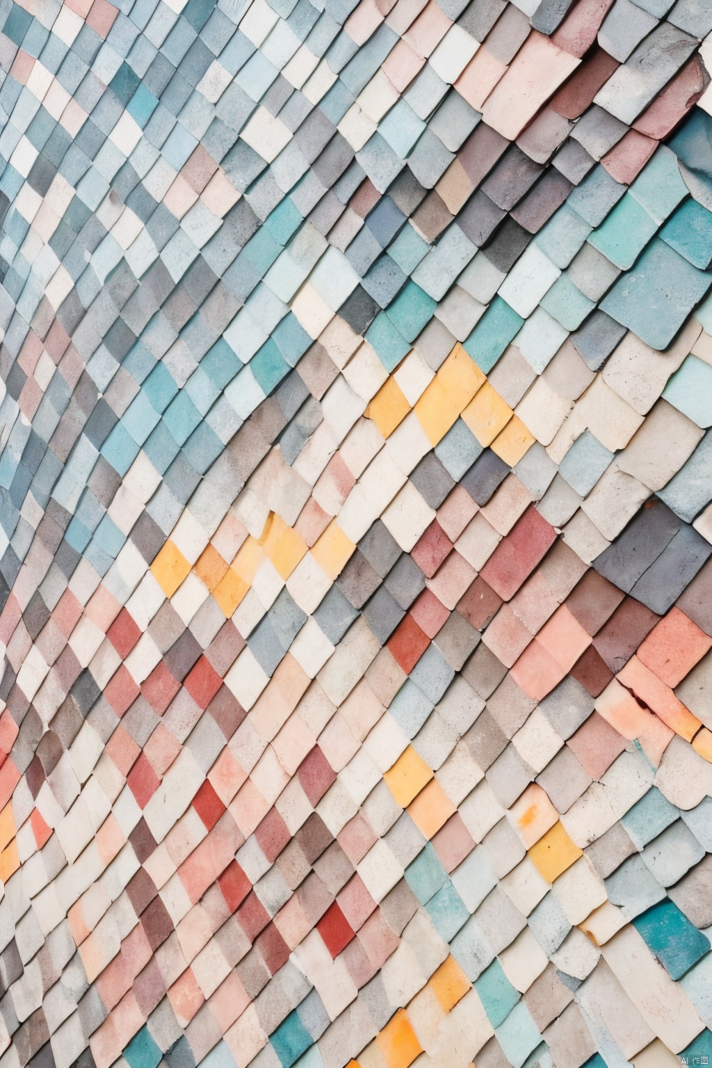 Colorful_Tiles,Colorful tiles,Colorful,square tiles,low saturation color,meranti color,Healing,Real, master photography
