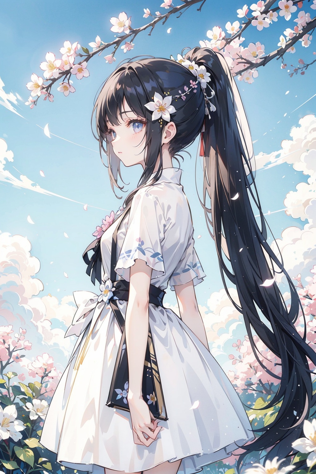 1girl,  solo,  long hair on Tensor.Art
