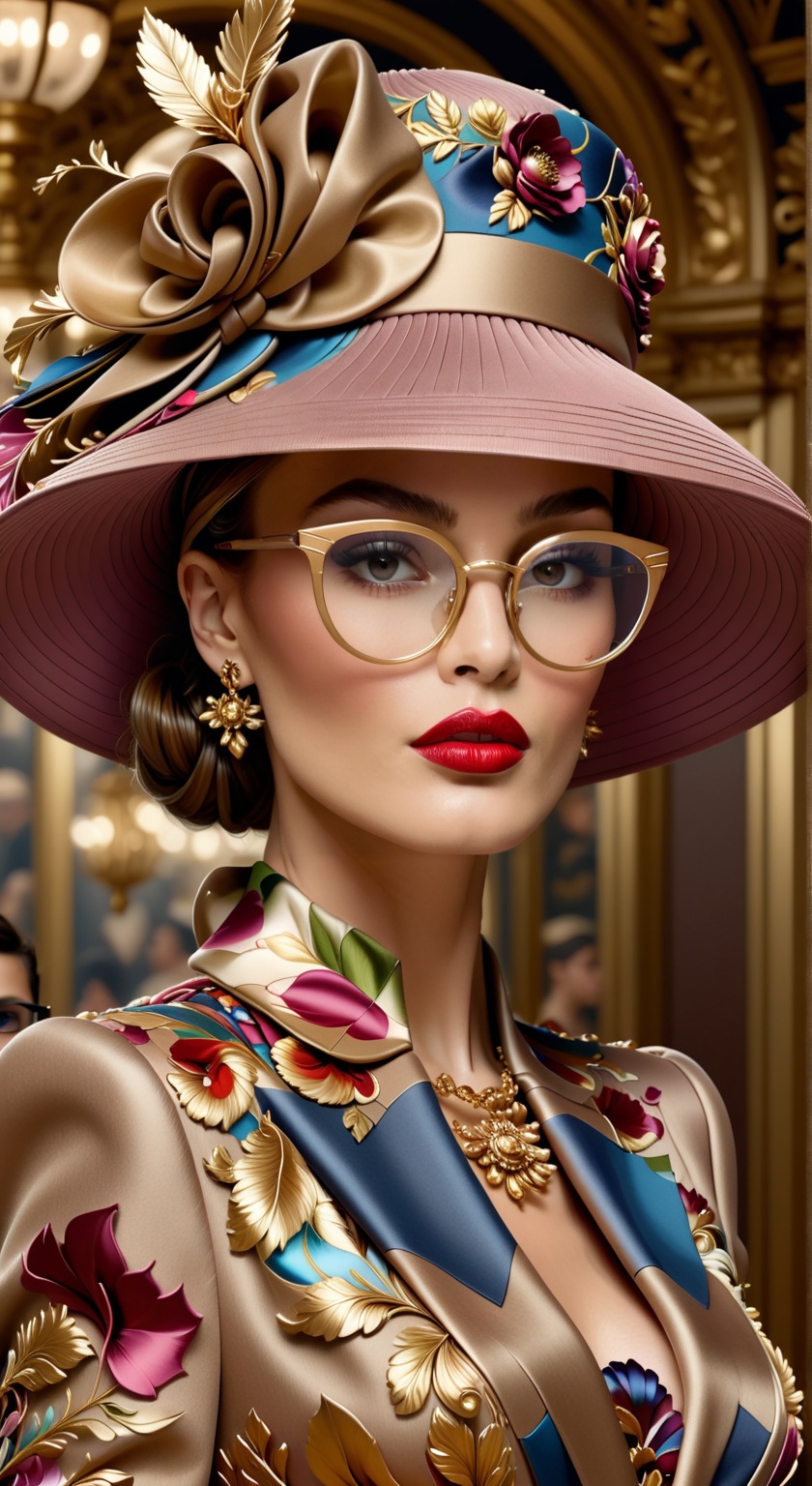 Hyperreal,  supermodel,  in an elegant dress on Tensor.Art