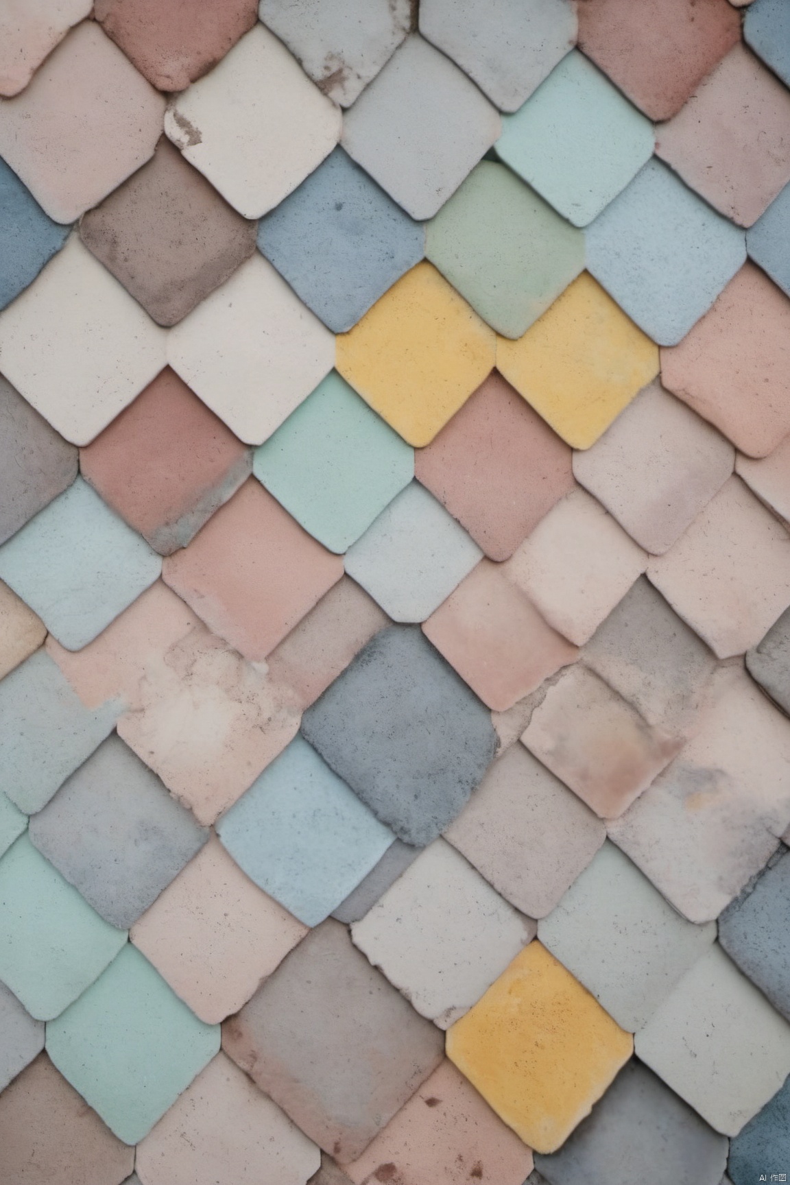  Colorful_Tiles,Colorful tiles,Colorful,square tiles,low saturation color,meranti color,Healing,Real, master photography
