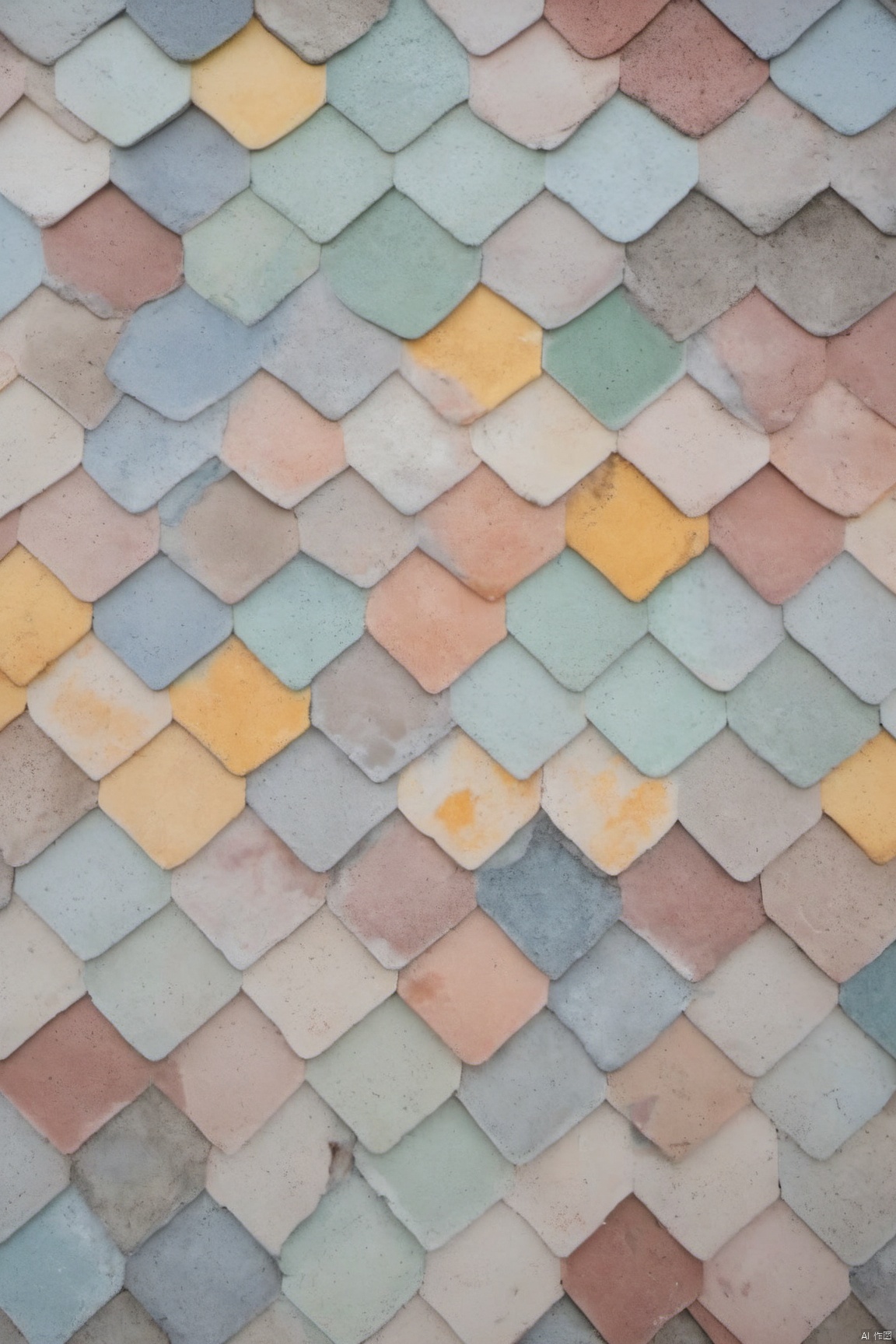 Colorful_Tiles,Colorful tiles,Colorful,square tiles,low saturation color,meranti color,Healing,Real, master photography
