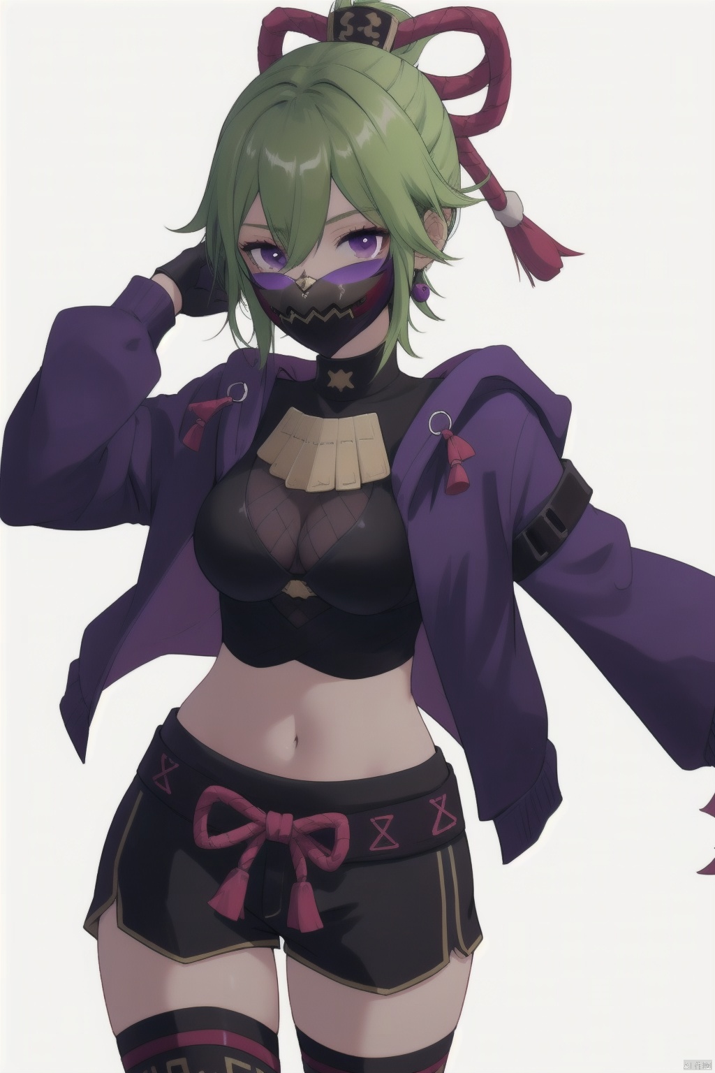 kuki shinobu,  1girl,  solo by 丘丘 on Tensor.Art