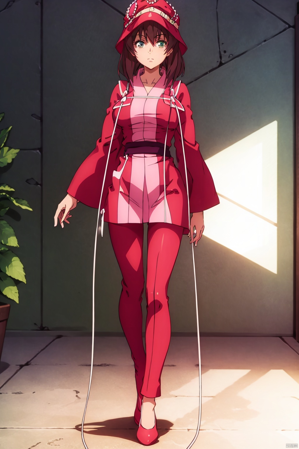 Full body shot.