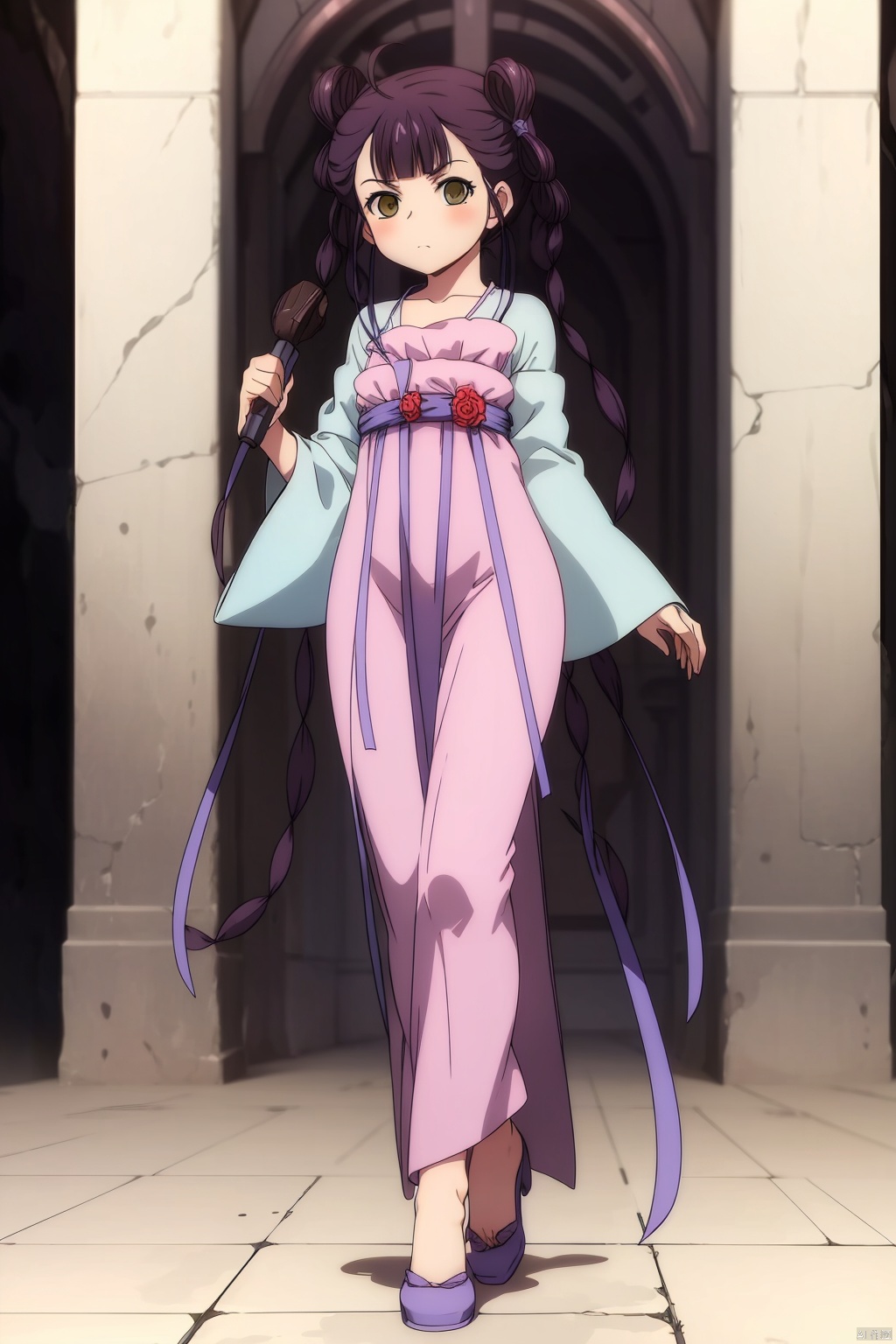 Full body shot.