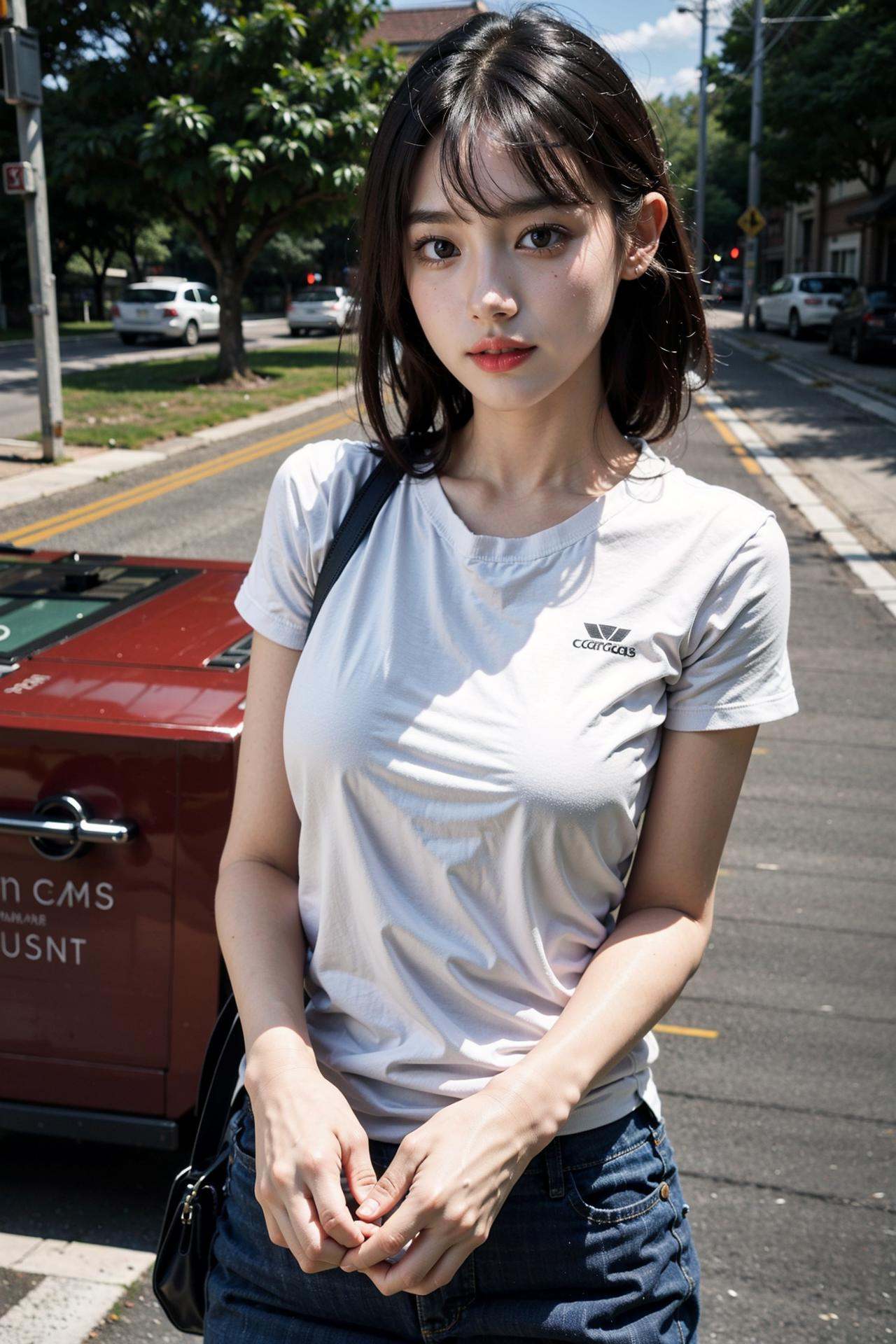 color negative \(style\),  a young woman by izitn on Tensor.Art