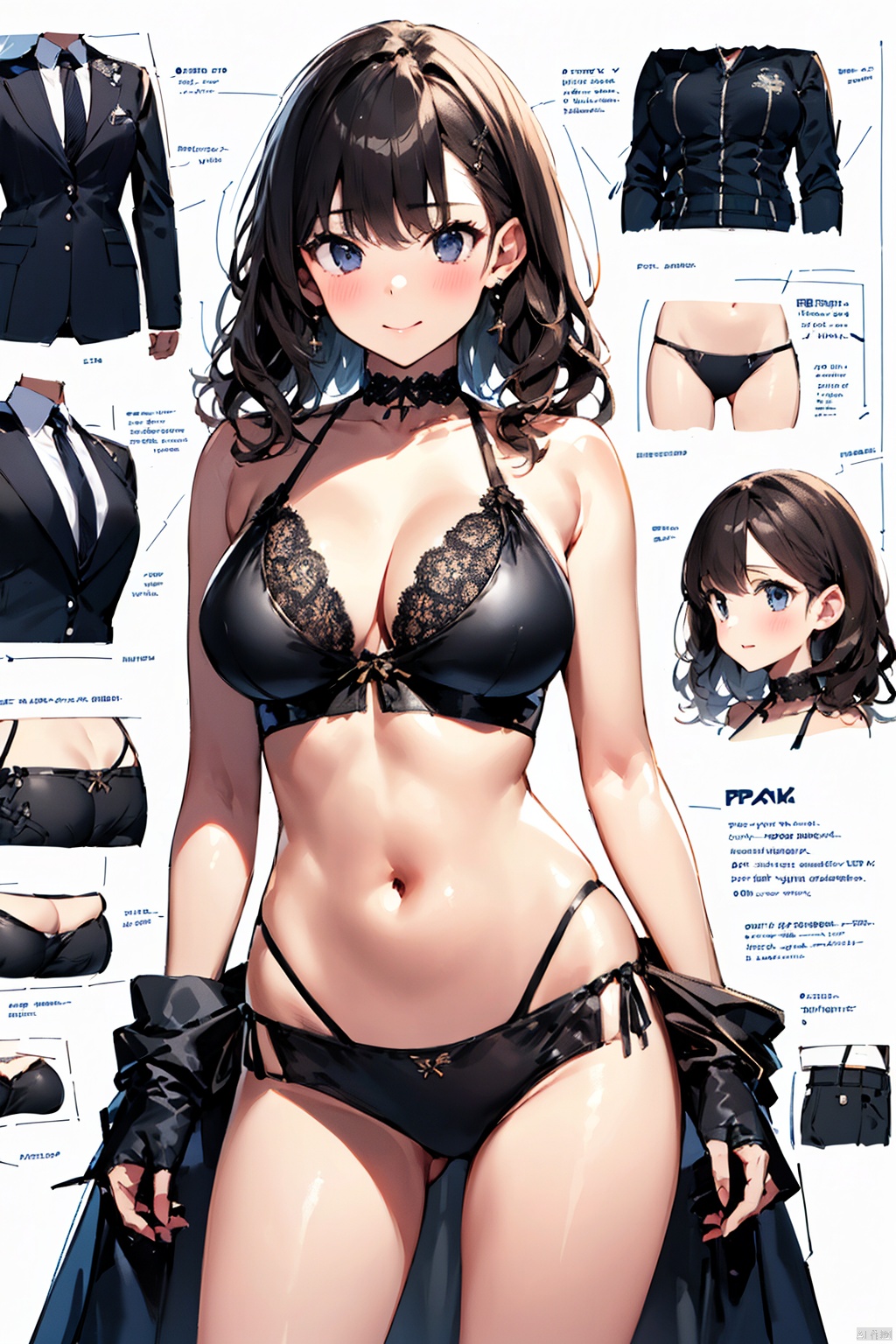 best quality,8k,1girl, manuscript,illustration,bikini, ((poakl))