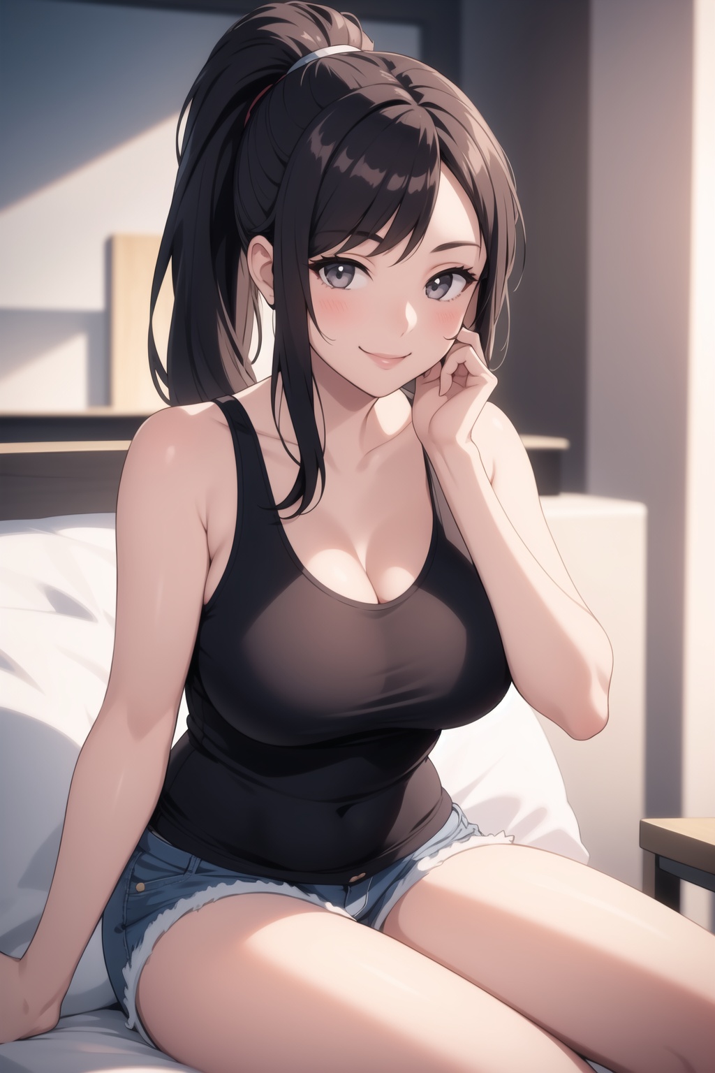 (masterpiece),  1girl,  smile on Tensor.Art