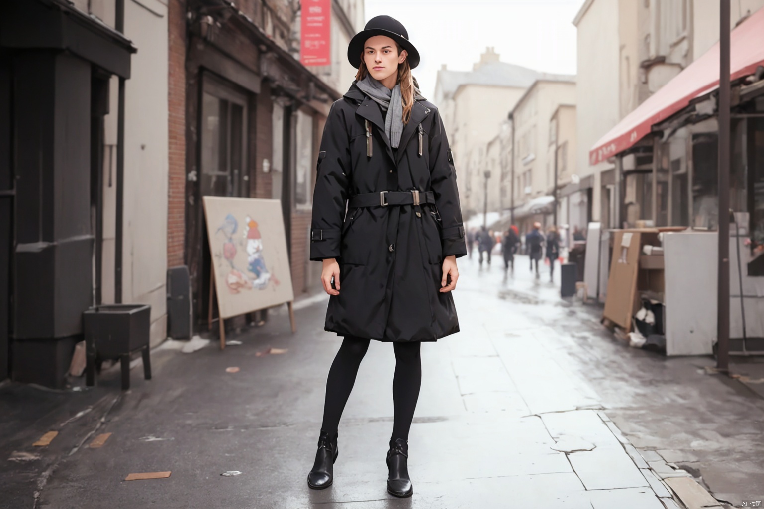  Bestquality,8k,(((masterpiece))),((bestquality)),(full_body:1.2), solo, , winter dress