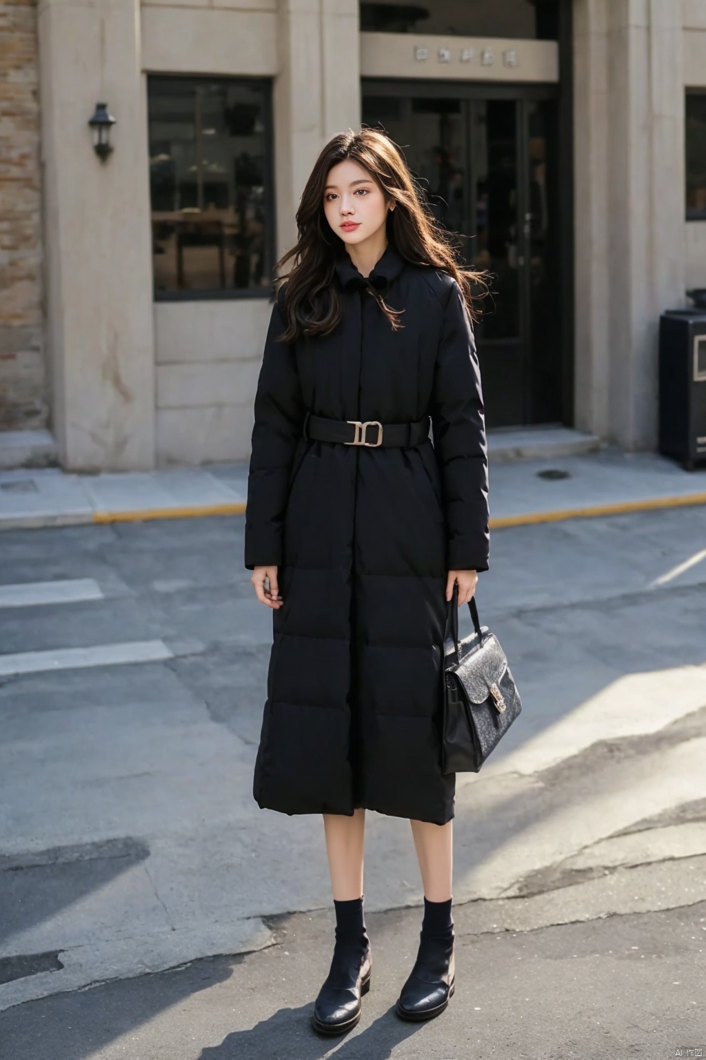  Bestquality,8k,(((masterpiece))),((bestquality)),(full_body:1.2), solo, , winter dress