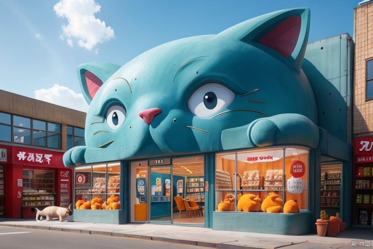  Store logo,animal,Modern shops,（Concrete architecture：1.05）
