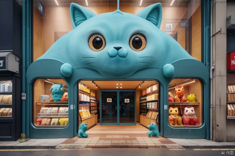 Store logo,animal,Modern shops,（Concrete architecture：1.05）
