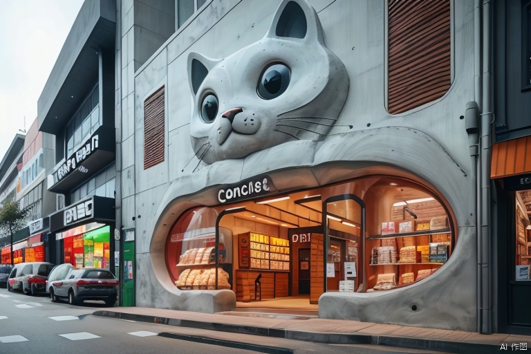  Store logo,animal,Modern shops,（Concrete architecture：1.05）
