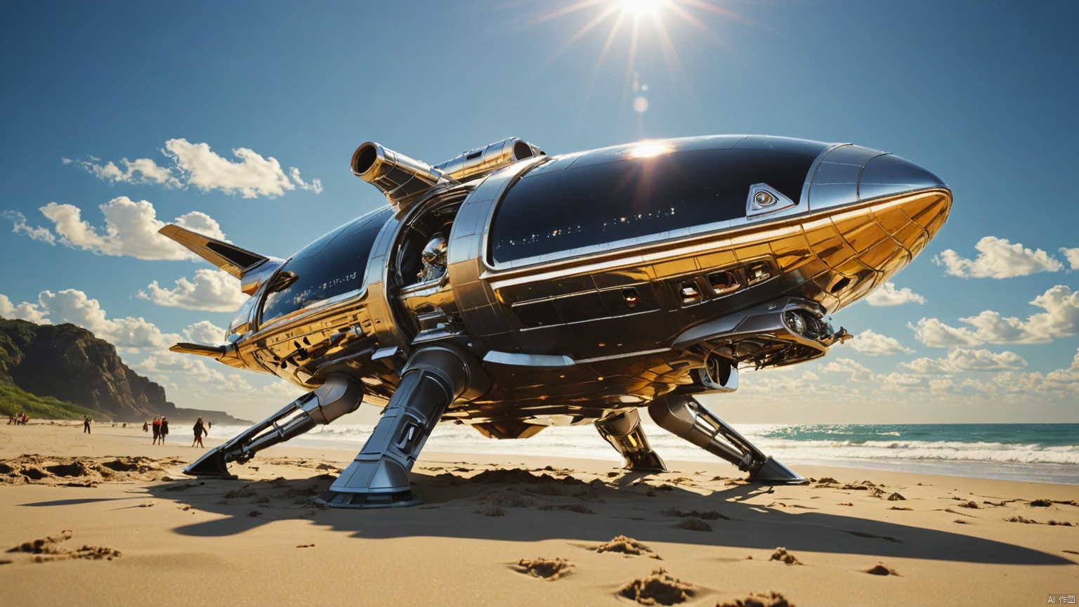 Spacecraft,
Beach,
Adequate sunlight,
