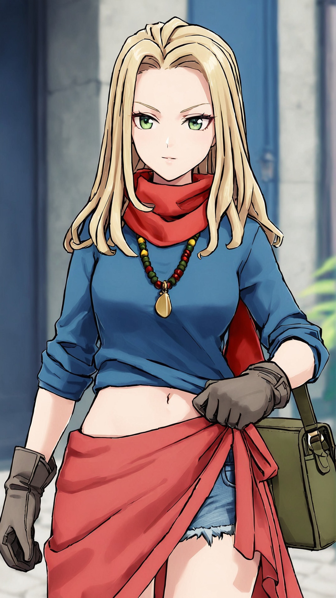 Ann,  blonde hair,  reggae hair style on Tensor.Art
