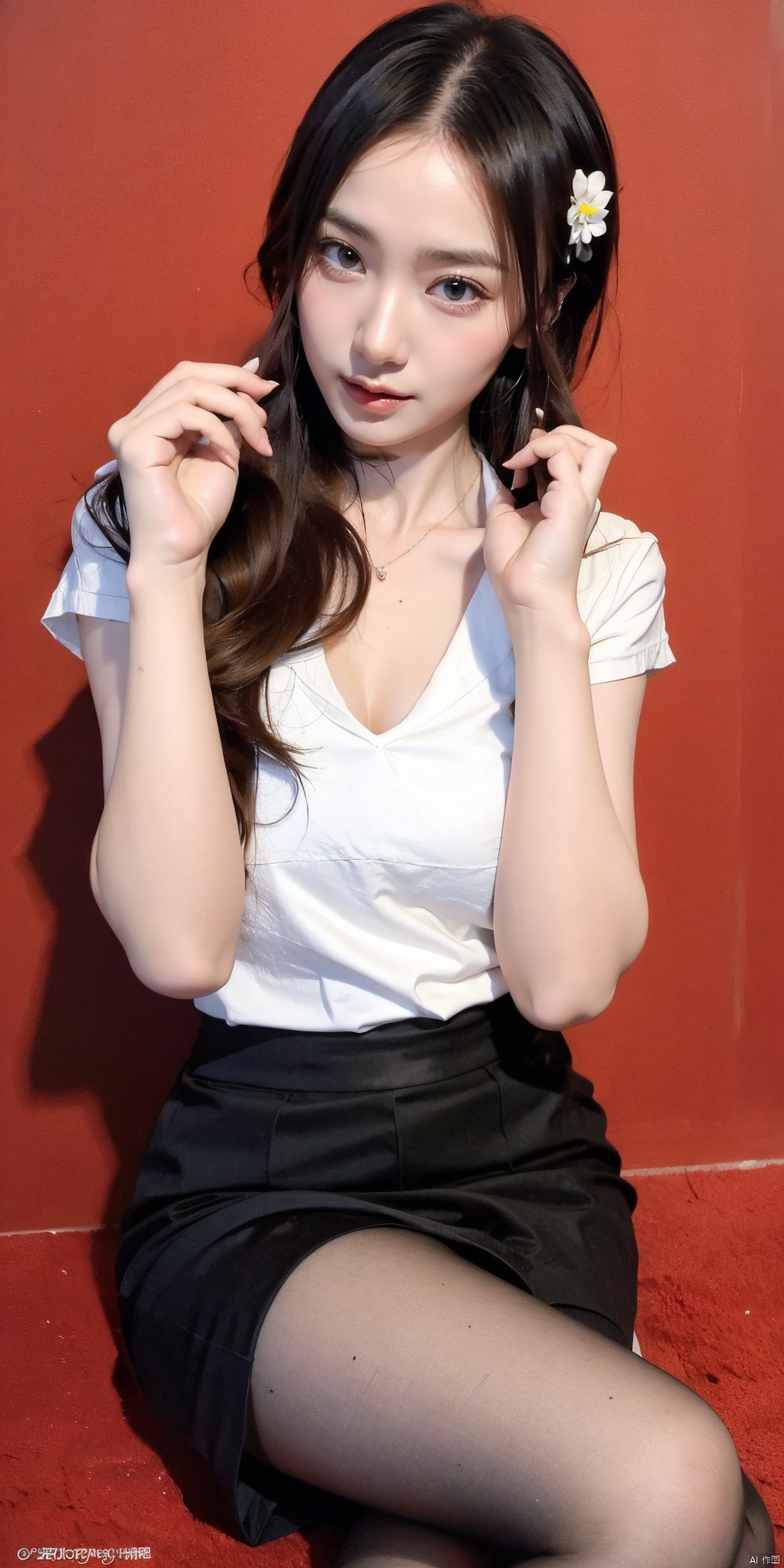  (Good structure), (high definition: 1.0), (HD: 1.0), , (ultra resolution: 1.0), (4K: 1.0), (photorealistic: 1.0), (realistic: 1.0), , (professional photography: 1.0), (DSLR quality: 1.1), , (detailed: 1.0), (sharp focus: 1.0), , (masterpiece: 1.2), (epic shot: 1.2),
anatomically-precise-finger-details, , Cinematic, , , , solo, 1girl, perfect boody, Wind, flowing hair, kind smile, , pose for picture, Dynamic pose, looking_at_viewer,
Outdoor scenery, snow view, Snow Mountain, girl, pretty face, short hair, blonde hair, (photo reality: 1.3) , Edge lighting, (high detail skin: 1.2) , 8K Ultra HD, high quality, high resolution, the best ratio of four fingers and a thumb, (photo reality: 1.3) , white shirt inside, big chest, solid color background, solid red background, advanced feeling, texture full, 1 girl, Xiqing, HSZT, Xiaxue, dongy, a girl, magic eyes, black 8d smooth stockings, 1girl, sd_mai, xiqing, tm, ((poakl flower style)), , blackpantyhose,print legwear, , tasha,fucked,naked,nudity,moyou
