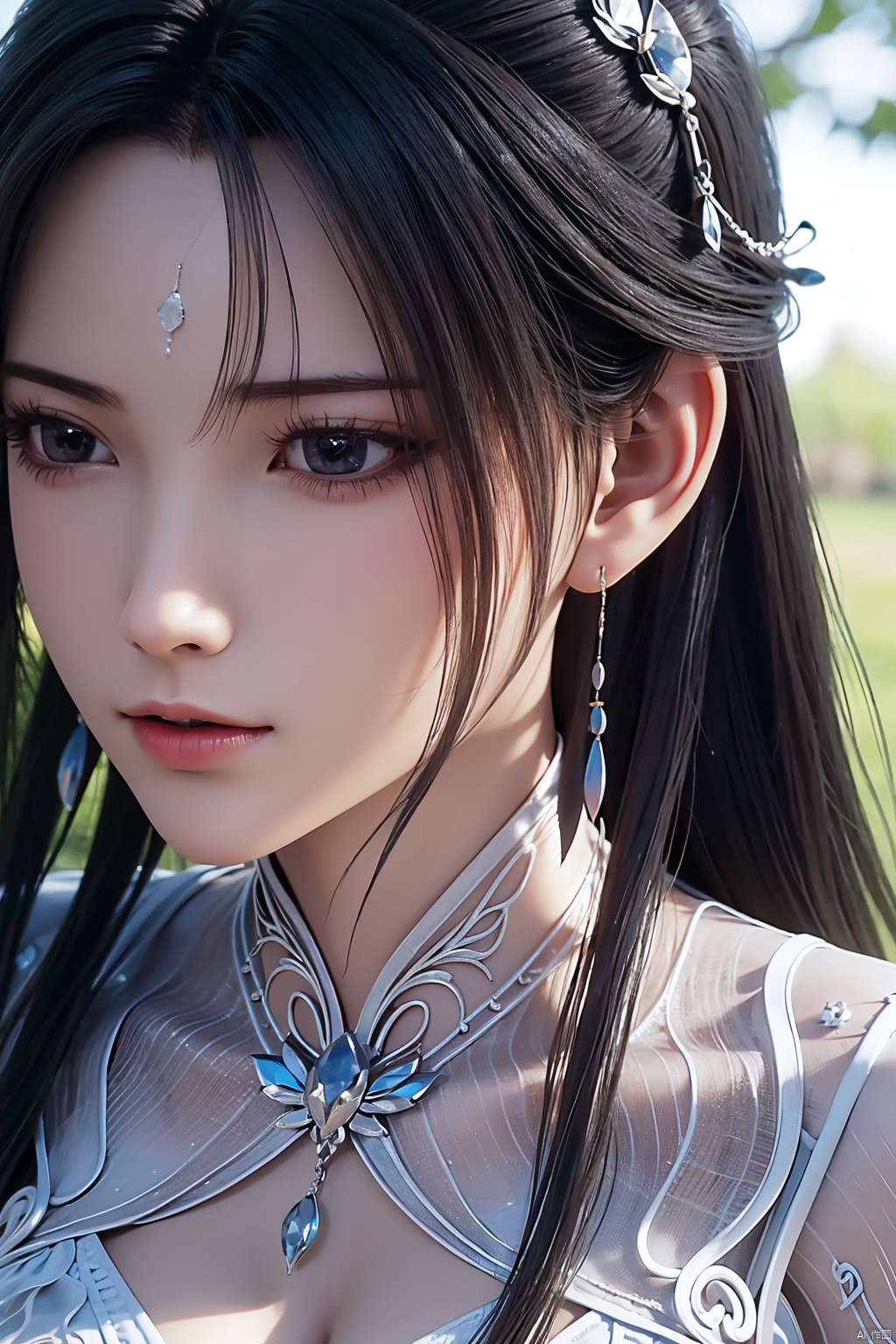  (RAW photo:1.2), (photorealistic:1.4),(intricate details:1.2),(masterpiece:1.3),(best quality:1.4), (ultra highres:1.2),1girl,jewelry, earrings, solo, pointy_ears, necklace, chang,full body