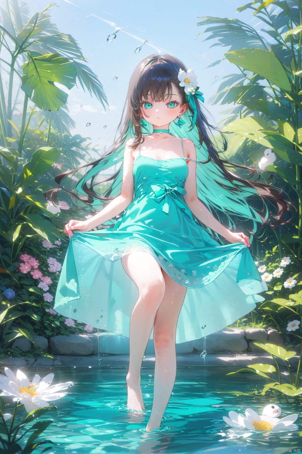 1girl,  solo,  long hair on Tensor.Art