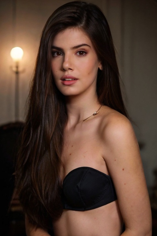 Hyperrealistic photo of Camila Queiroz,  from the waist up,  realistic face on Tensor.Art