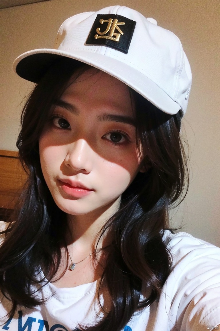  1girl
,
solo,

shirt
,
1boy,

hat,

male focus,Chinese,looking at viewer,30 years old,face photo
,moyou,medium hair