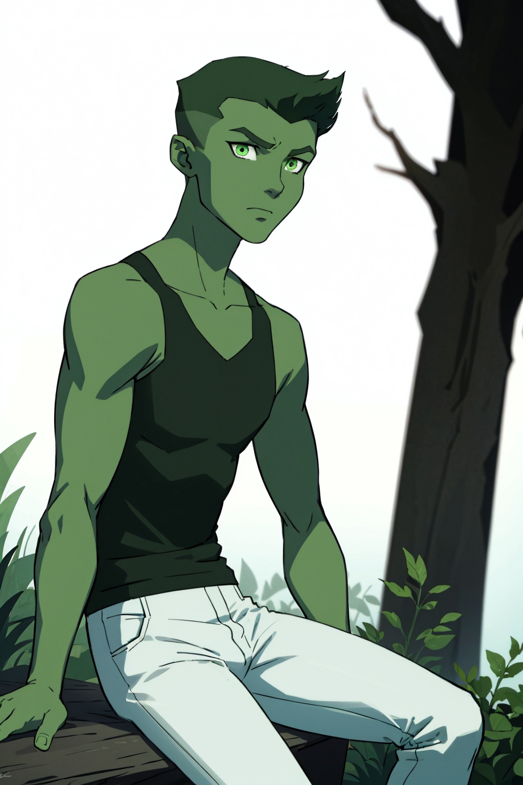 Beast_boy,  1boy,  solo on Tensor.Art