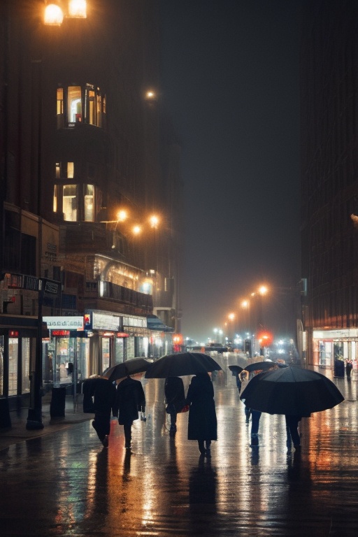neo noir,  city,  city block on Tensor.Art