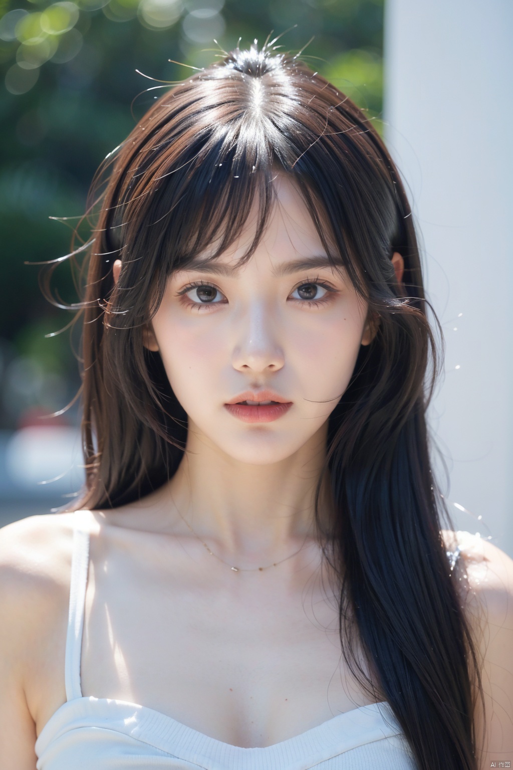  1girl,beautiful girl,looking at viewer,(best quality, masterpiece, ultra-high resolution, 8K, HDR, UHD, 64K, official art),photo,Ultra-realistic,full frontal,upper body,