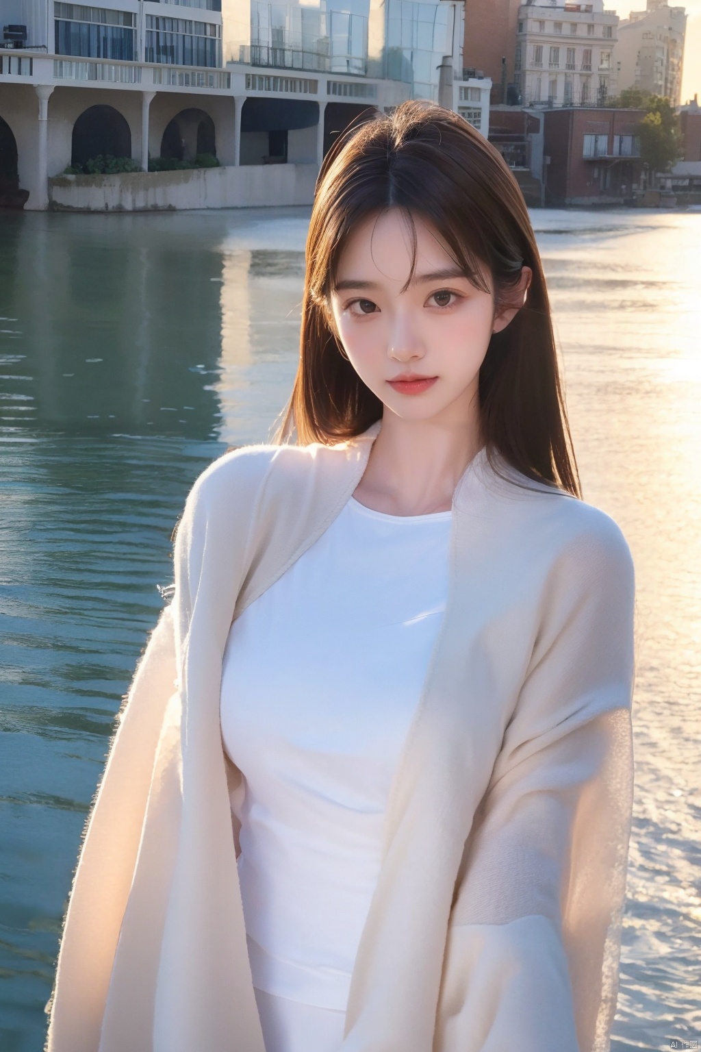  1girl,beautiful girl,looking at viewer,(best quality, masterpiece, ultra-high resolution, 8K, HDR, UHD, 64K, official art),photo,Ultra-realistic,full frontal,upper body,