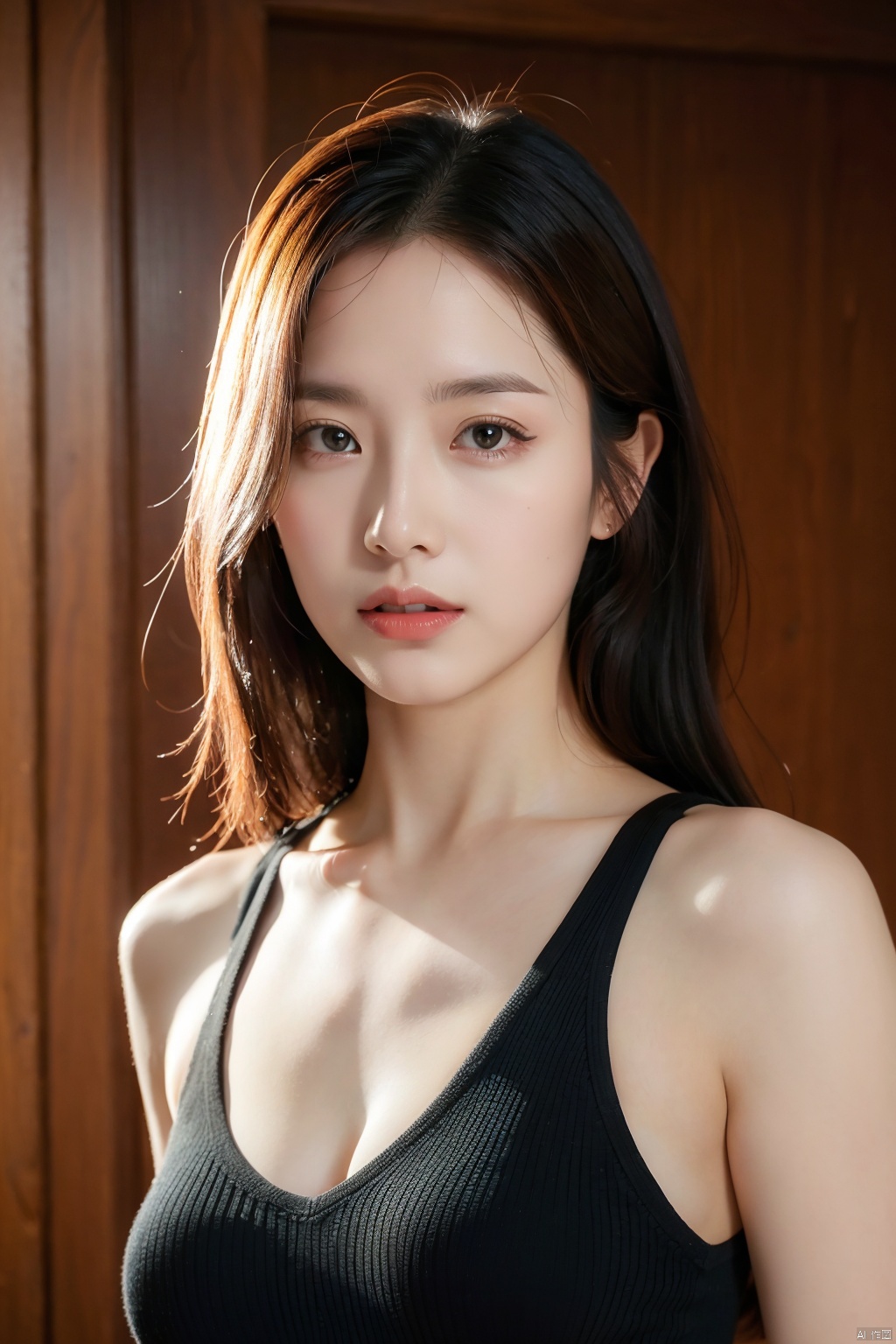  1girl,beautiful girl,looking at viewer,(best quality, masterpiece, ultra-high resolution, 8K, HDR, UHD, 64K, official art),photo,Ultra-realistic,full frontal,upper body,