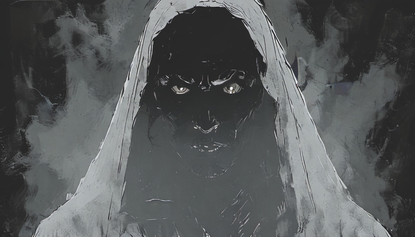 a ghost looking at the camera on Tensor.Art