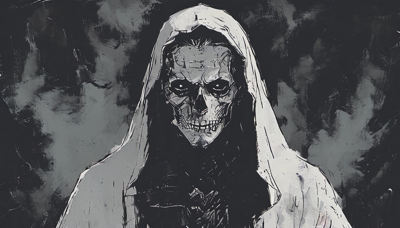 a ghost looking at the camera on Tensor.Art
