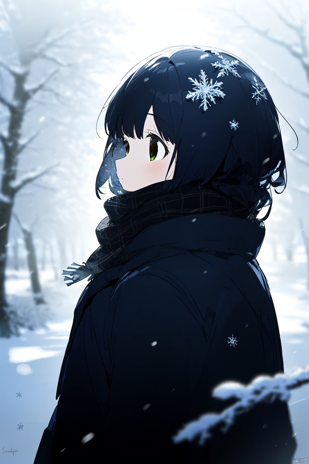 1girl,  solo,  scarf by 叫我浅笑大人就好了 on Tensor.Art
