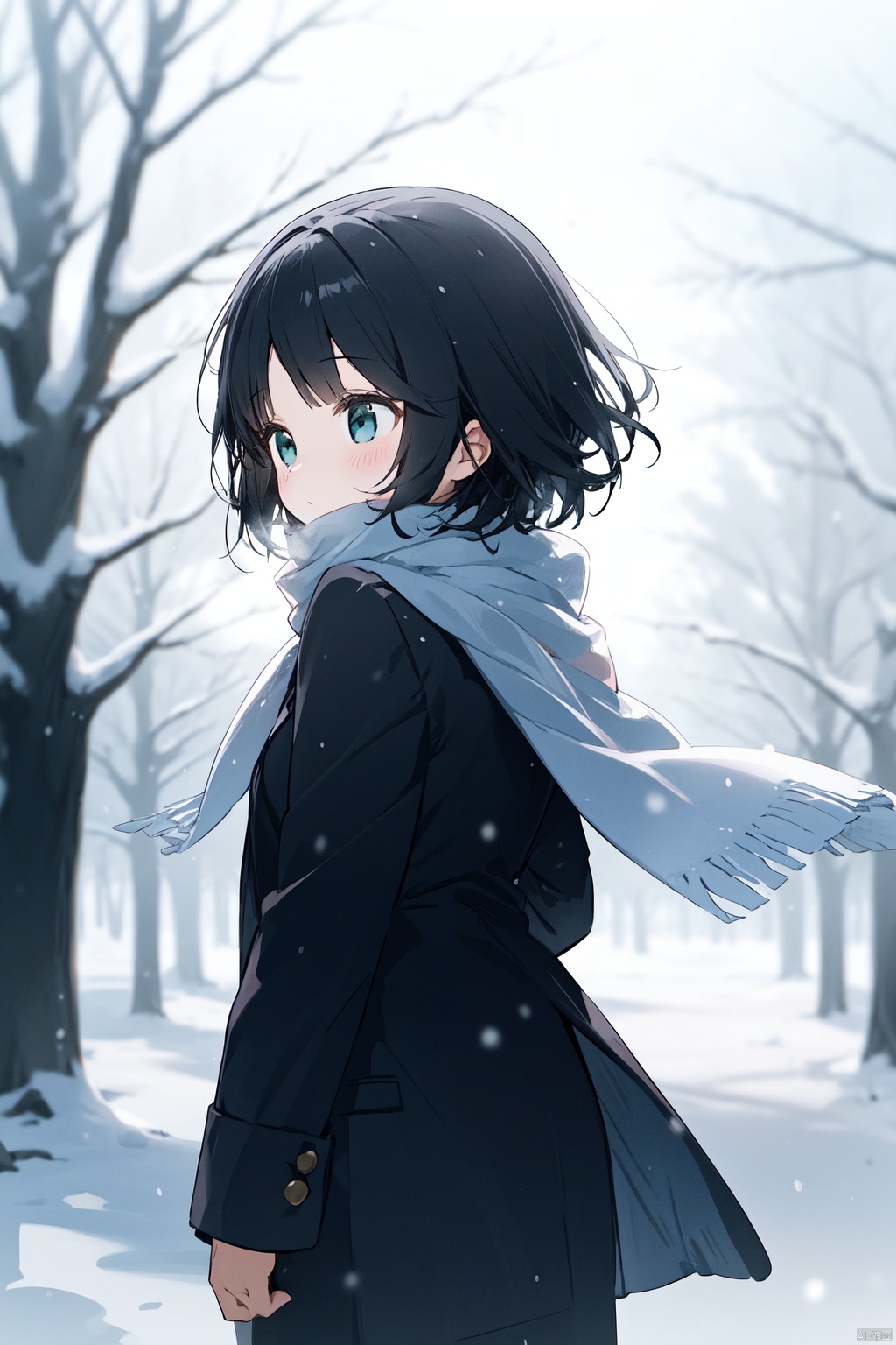 1girl,  solo,  scarf by 叫我浅笑大人就好了 on Tensor.Art